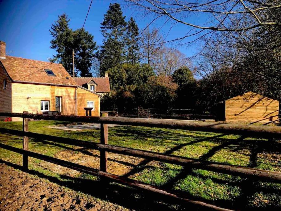 Cottage Cocooning Romantique Avec Jaccuzzi Prive Ancinnes Extérieur photo