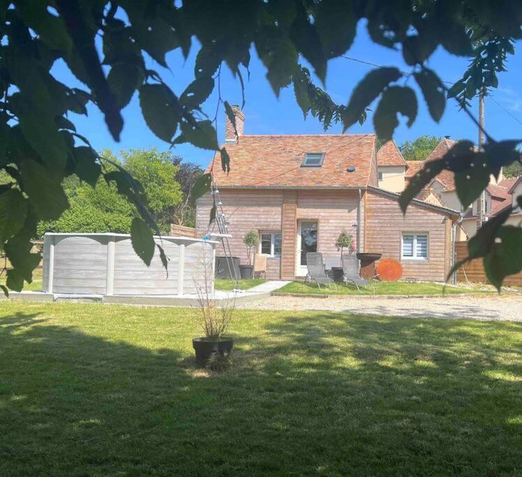 Cottage Cocooning Romantique Avec Jaccuzzi Prive Ancinnes Extérieur photo